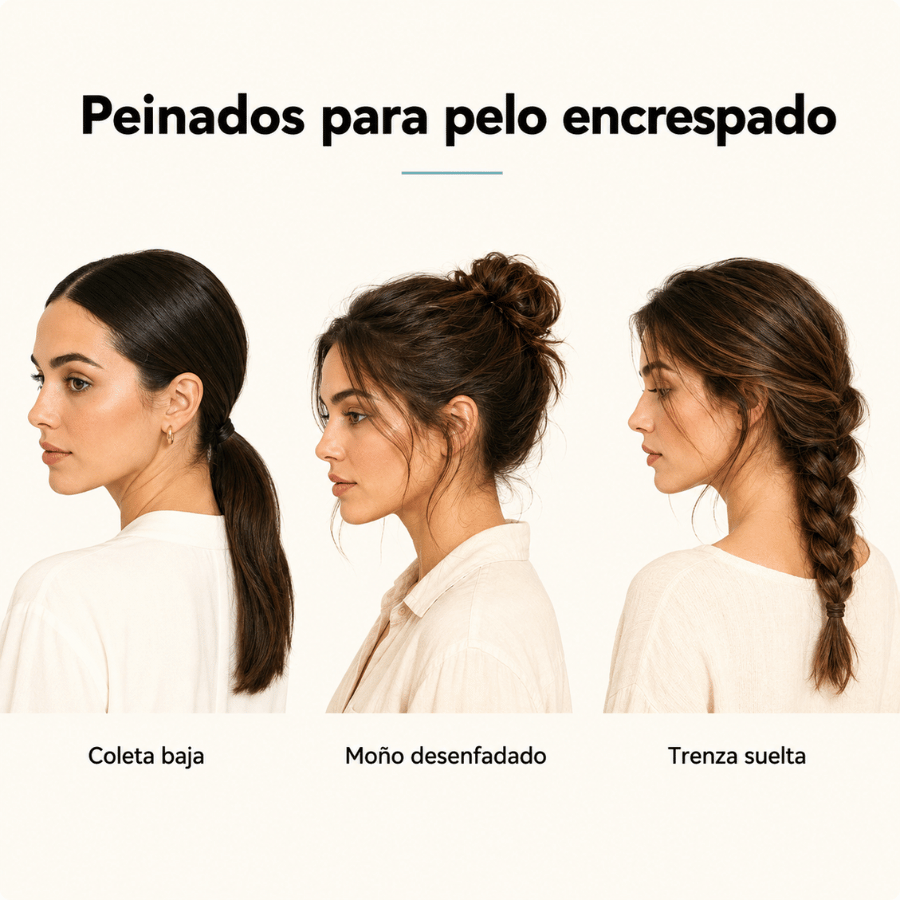 peinados para pelo encrespado
